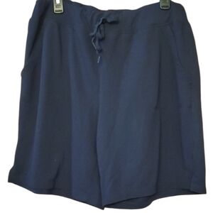 Athletic Works Womans Navy Soft Bermuda Shorts Size XXL 20